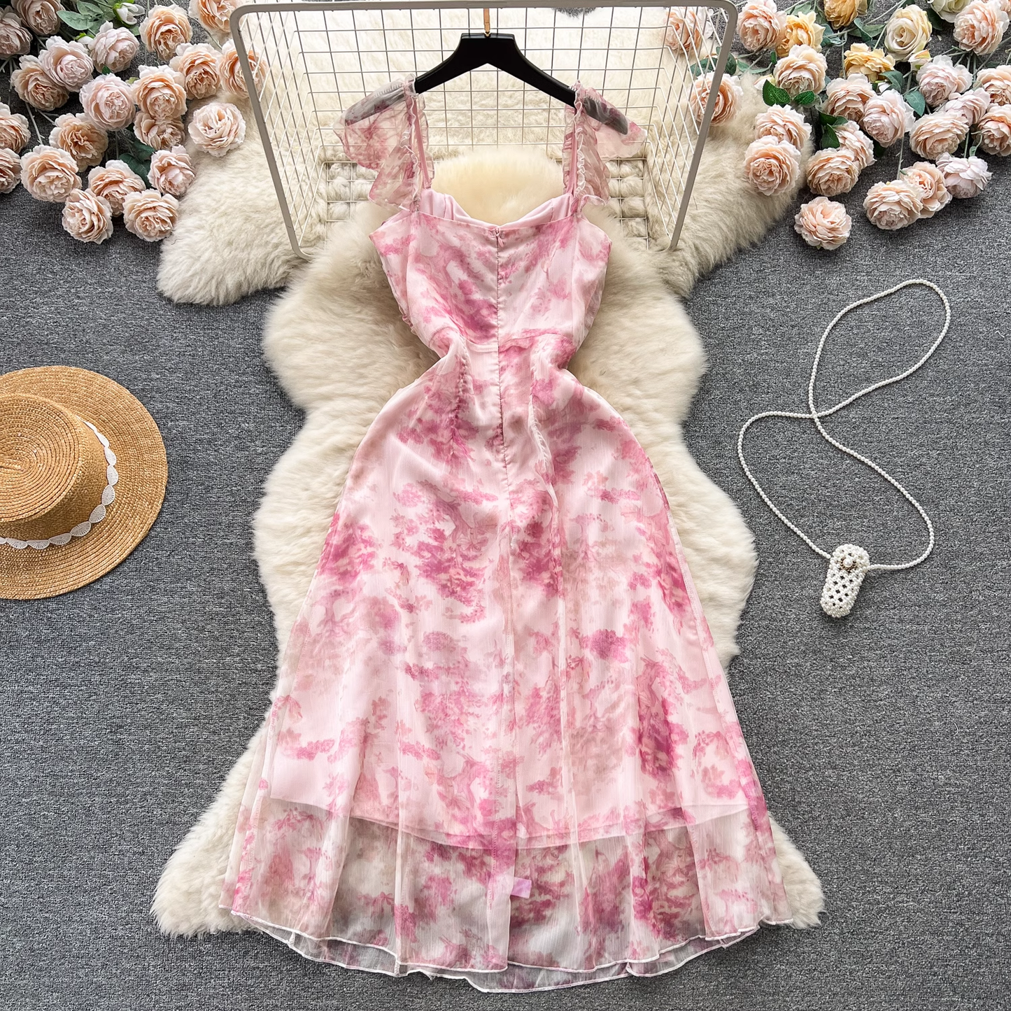 A-line Floral Summer Dress YM1211