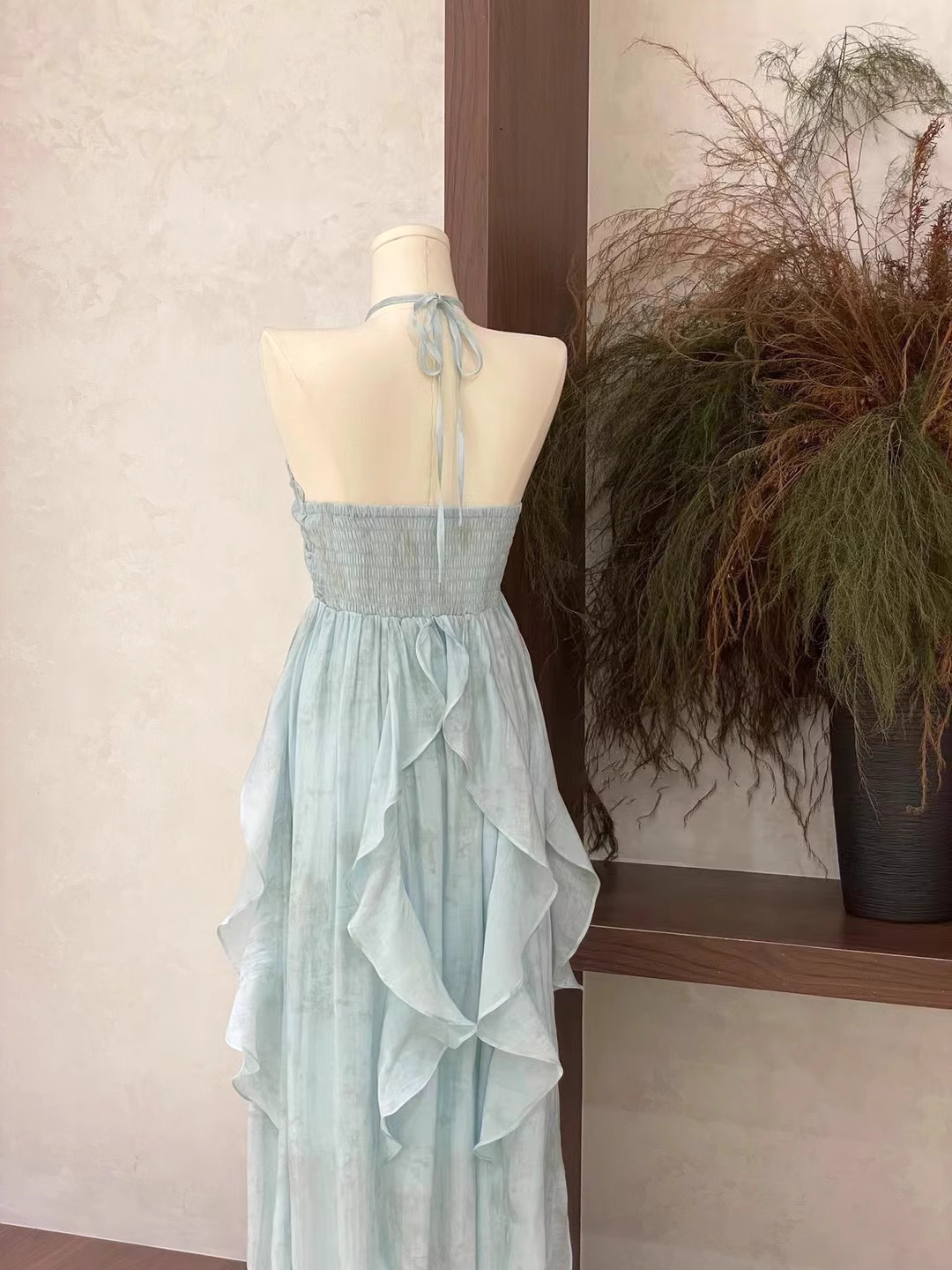 Sexy Halter Chiffon Party Dress Holiday Dress YM1765