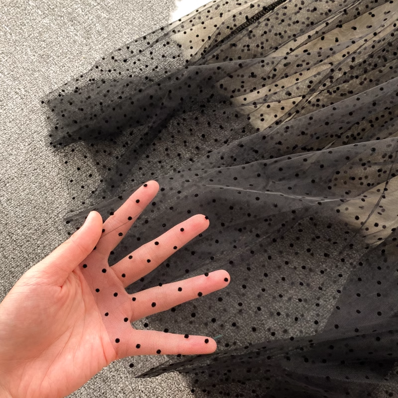 A-line Black Summer Dress ,YM31