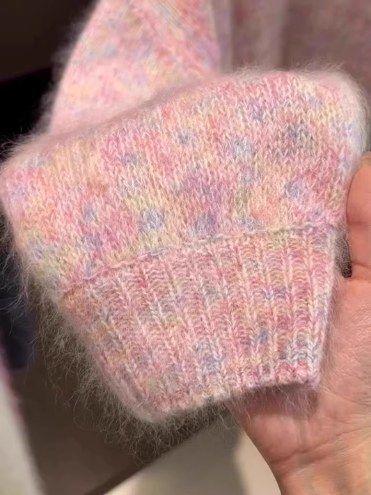 New Loose Lazy Style Knitted Sweater High-End Sweater YM1853