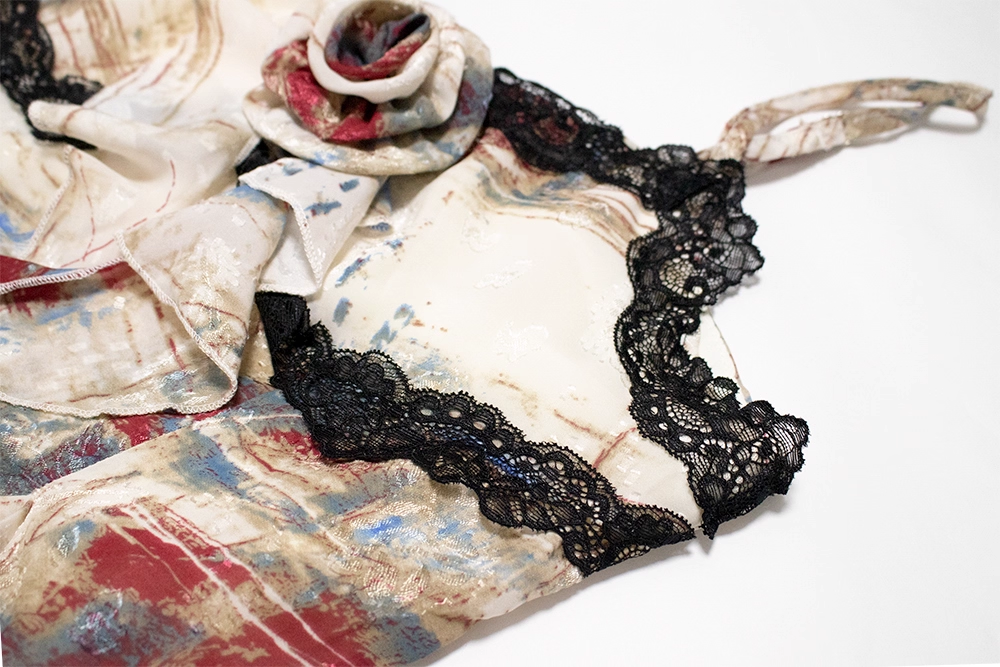Sexy Irregular Lace Camisole Top YM2308