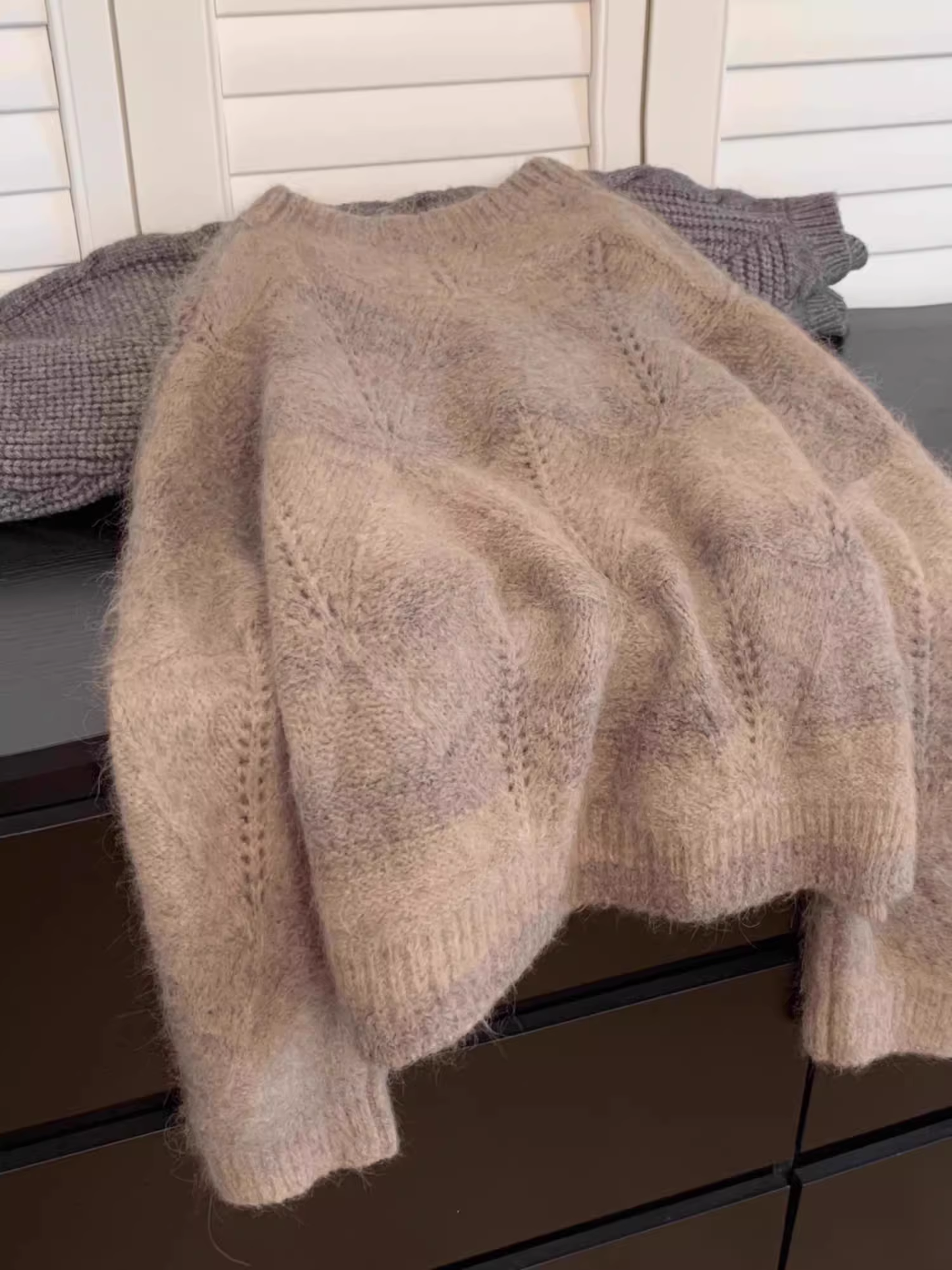 Heavy sequin pullover sweater women's autumn and winter knitted sweater YM1581