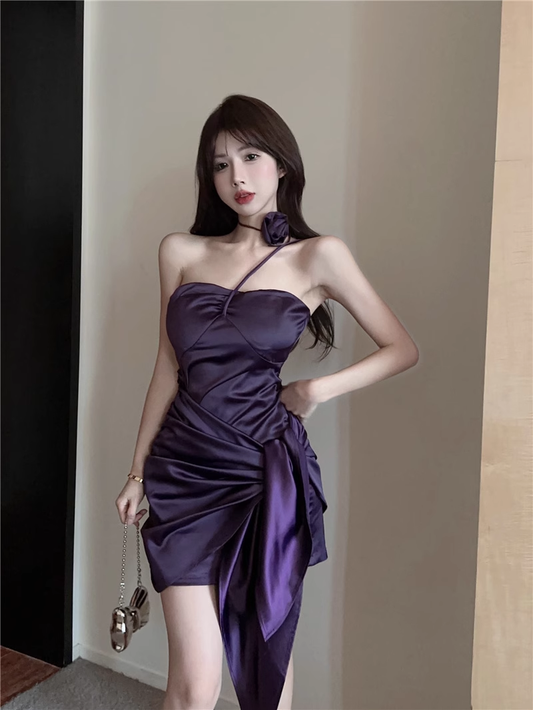 Sexy Purple Party Dress YM1228