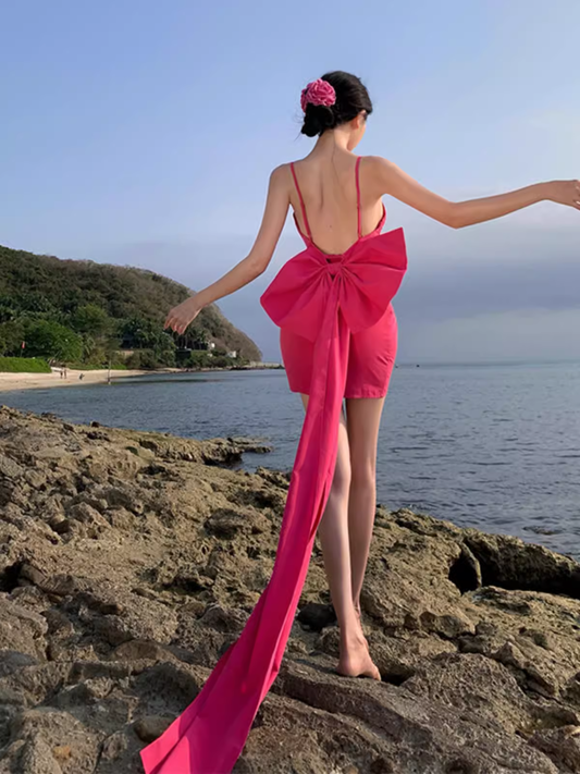 Sexy Backless Mini Dress YM1413