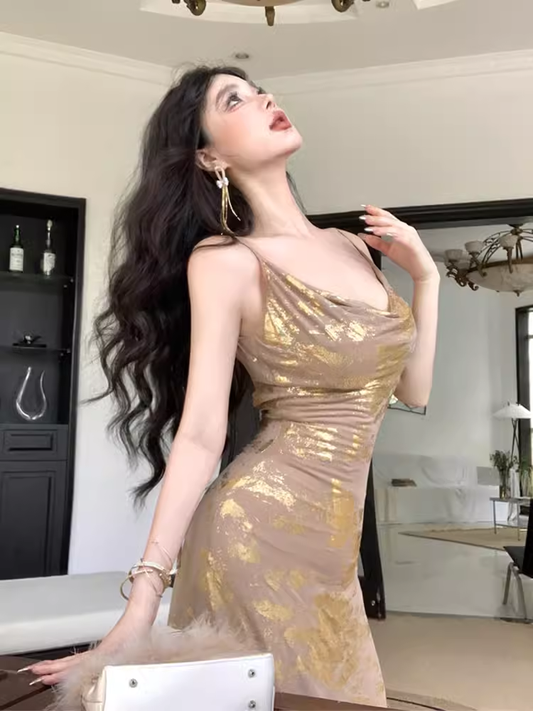 Sexy Backless Long Dress YM1493