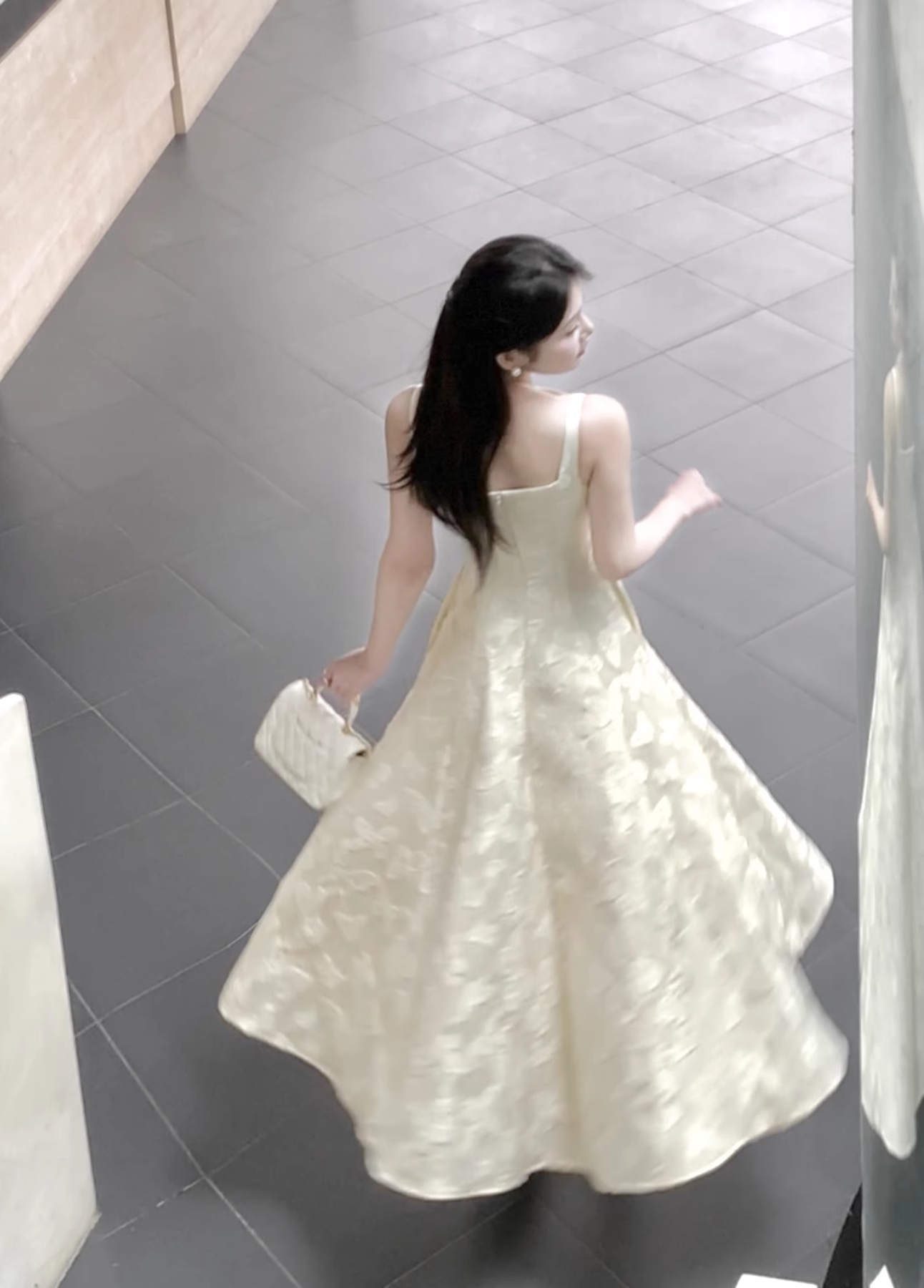 Vintage Birthday Dress Classy Satin A Line Prom Dress YM1701