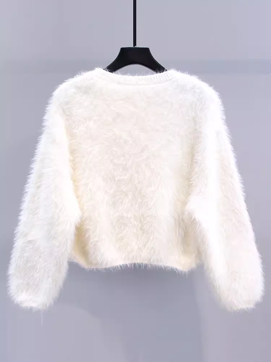 women's autumn and winter 3D floral sweater YM669