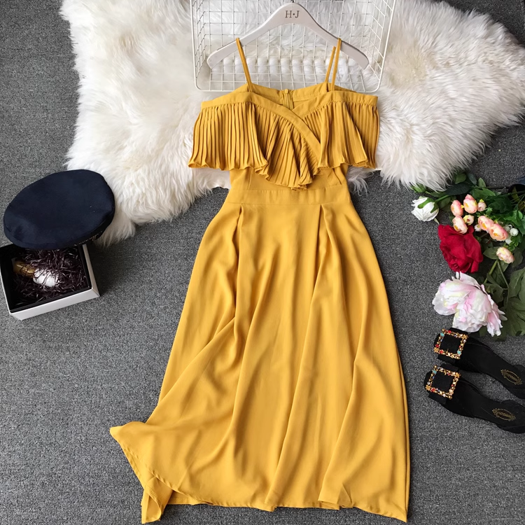 women's mid length dress ,YM131