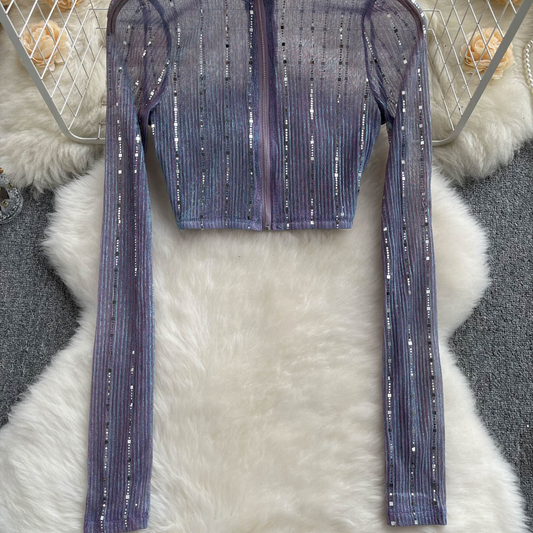 unique chic long sleeve blouses ,YM68