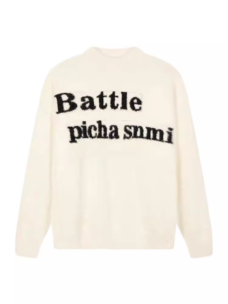 White soft mink velvet sweater for women in autumn and winter YM753