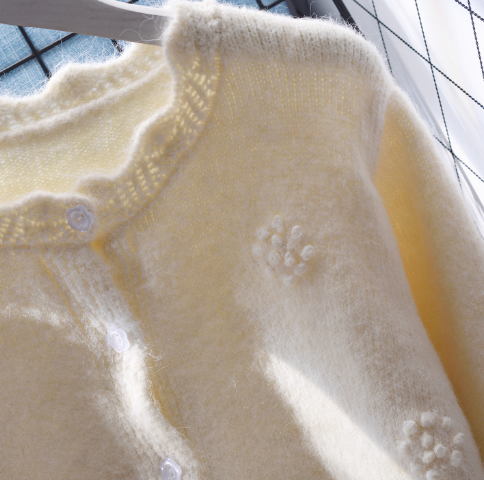 Sweet Sweater Coat For Women New Style Ladies Short Knitted Cardigan YM2381