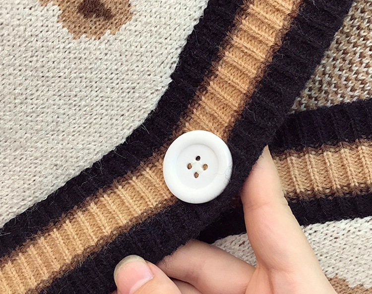 Knitted Cardigan Bear Sweater Coat YM2286