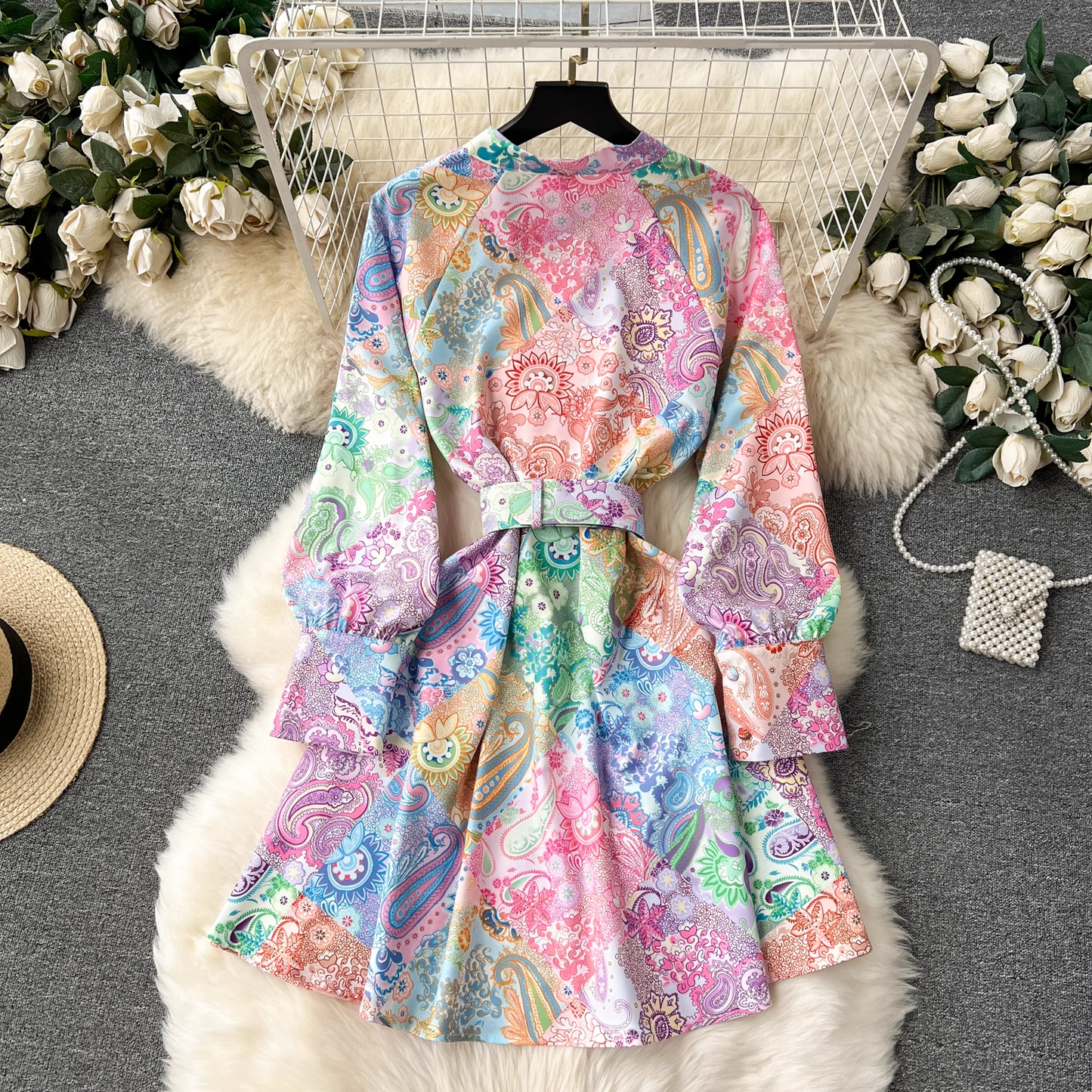 A-line Spaghetti Straps Dress YM1200