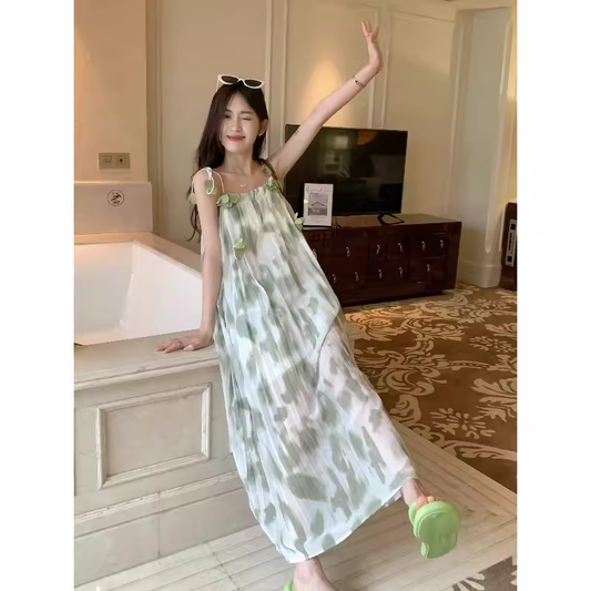 Beach vacation fairy long dress YM1454