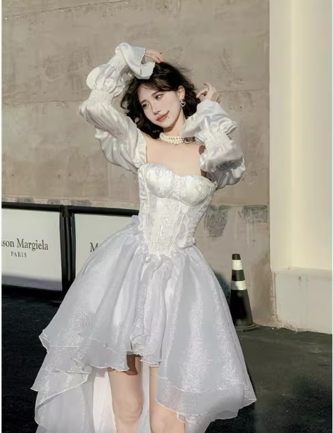 A-line Puffy Birthday Dress YM1220