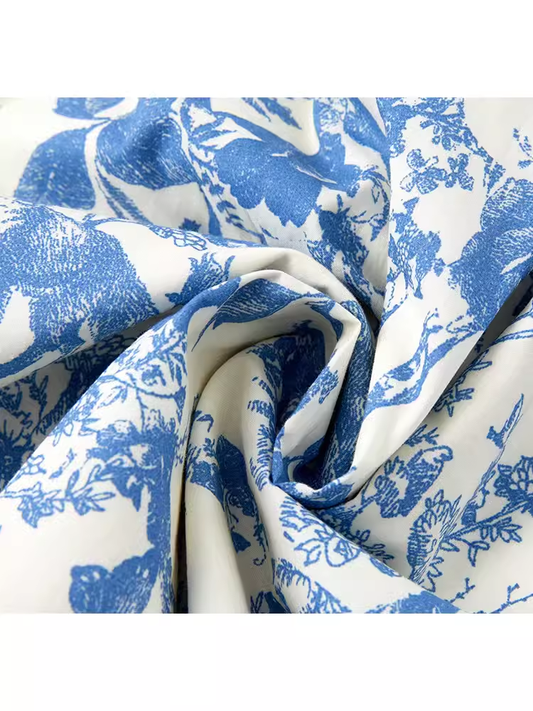 Summer floral dress printed holiday dress YM1450