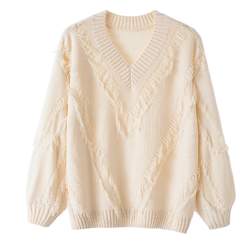 Burgundy High-End Sweater Women's Early Autumn Chic Knitted Sweater YM2284