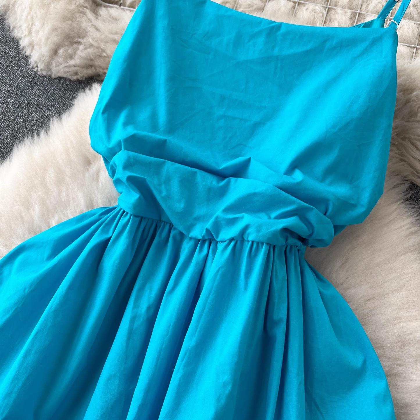A-line Straps Summer Dress ,YM154