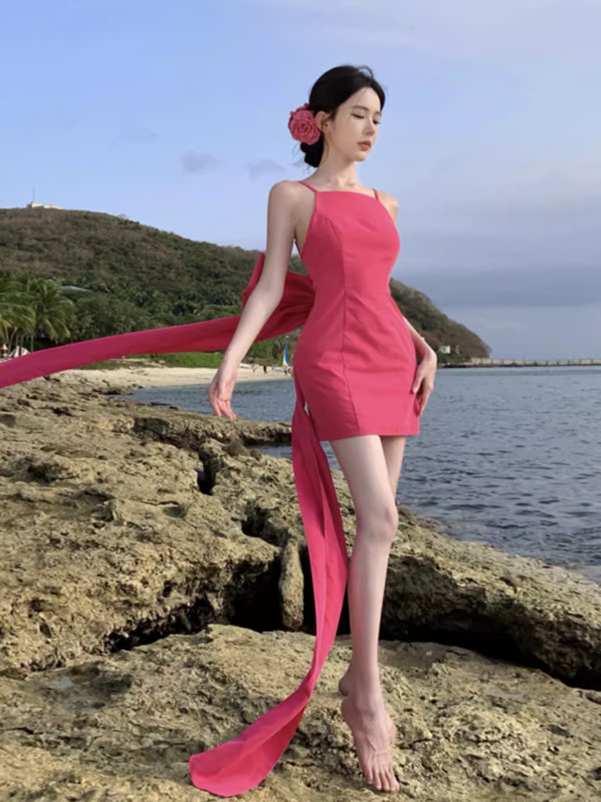 Sexy Backless Mini Dress YM1413