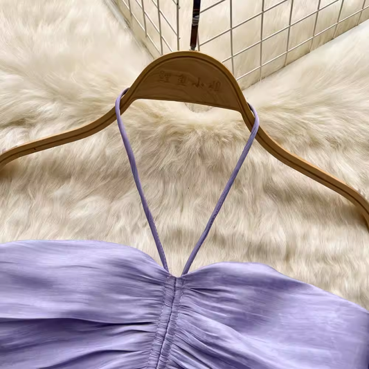 Off-the-shoulder halter Neck Blouses ,YM136