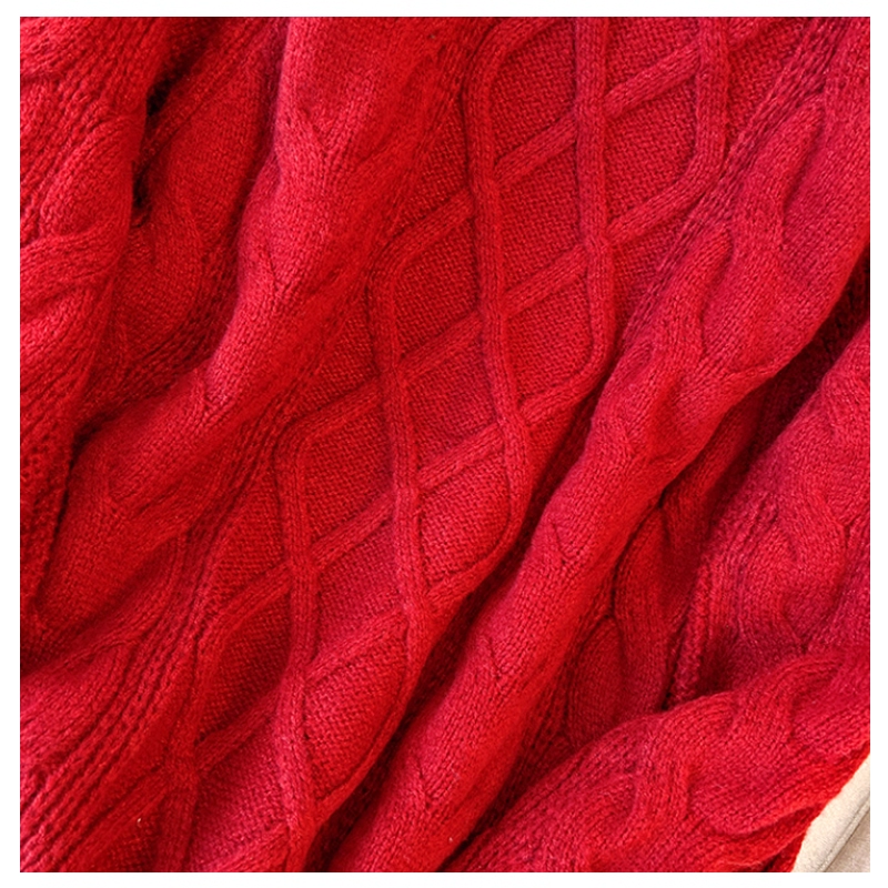 Red Sweater Women's Early Autumn Loose Slimming Versatile Sweet Sweater YM2304