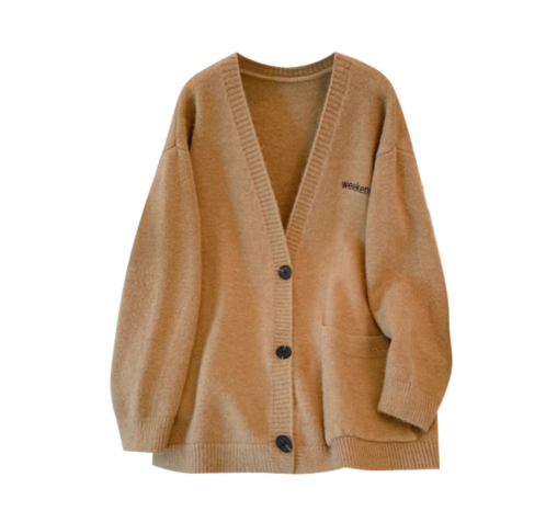 Knitted Cardigan Autumn New Slim V-neck Sweater YM2285