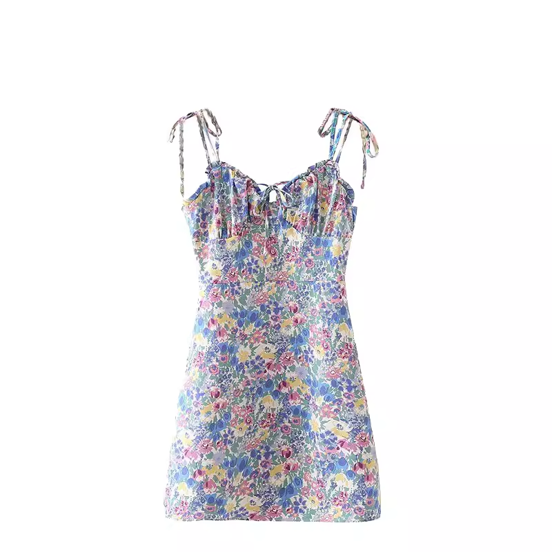 printed summer mini dress YM1298