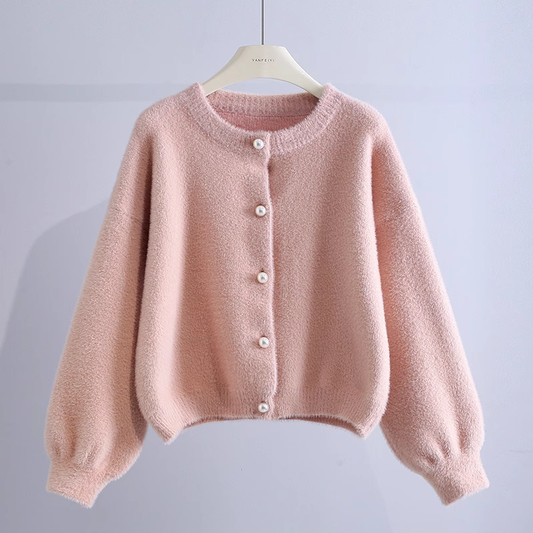 Loose and slouchy knitted cardigan YM653