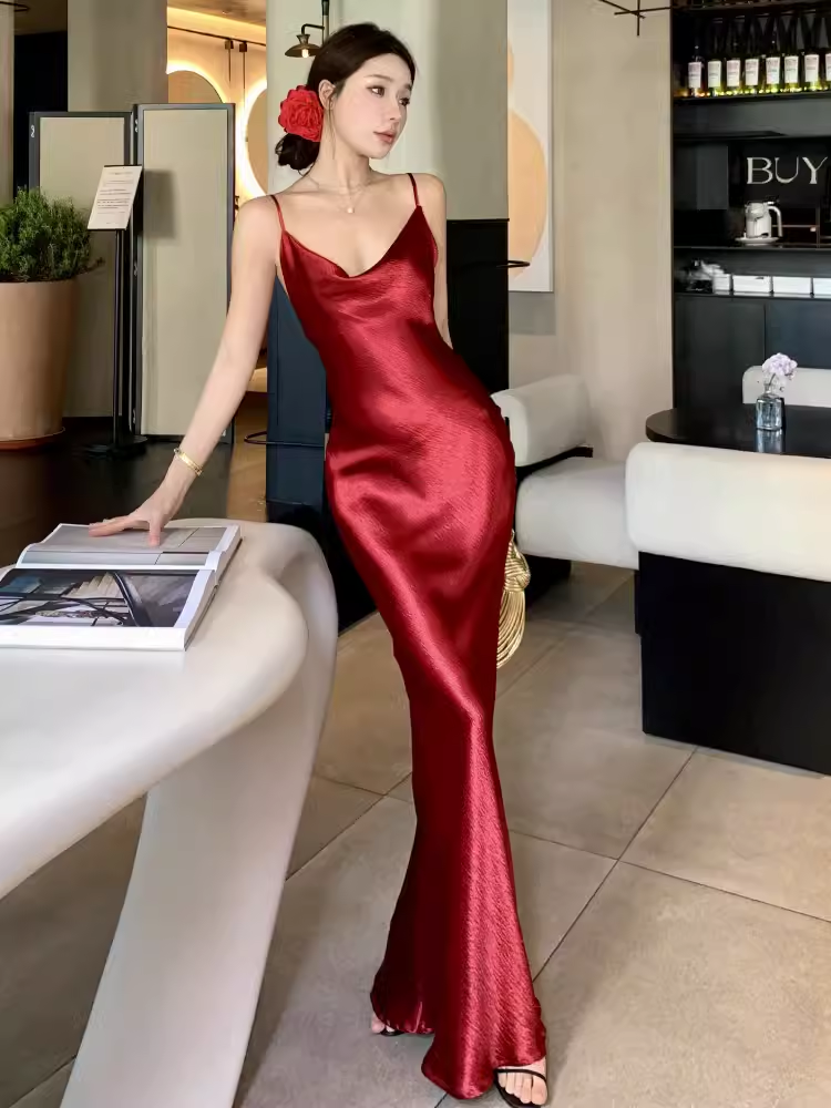 Sexy Sleeveless Mermaid Dress YM1489