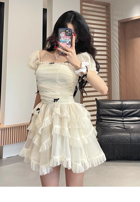 Strapless Tulle Birthday Party Dress Mini Prom Dress YM1973