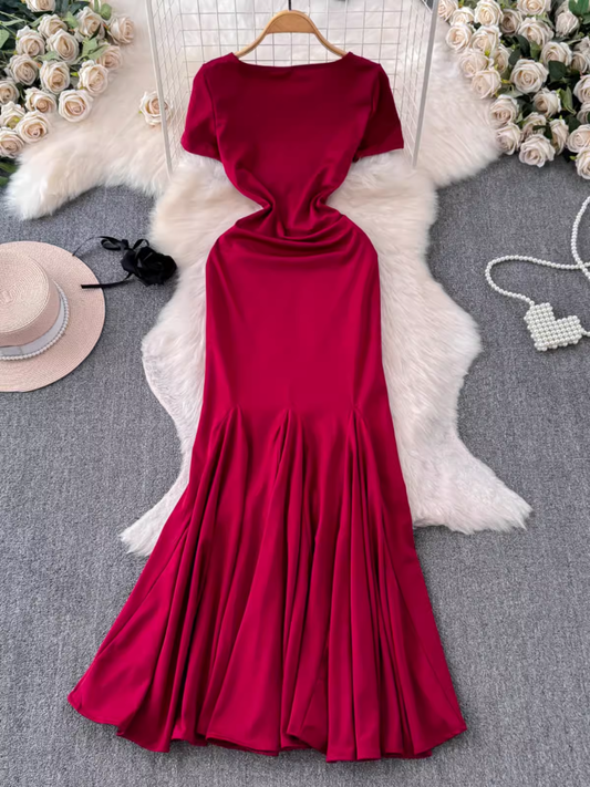Simple Mermaid Dress YM1440