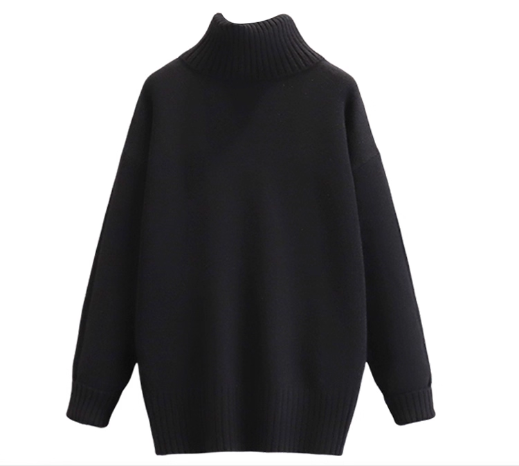 Green Women's Autumn New Thickened Turtleneck Sweater YM2291