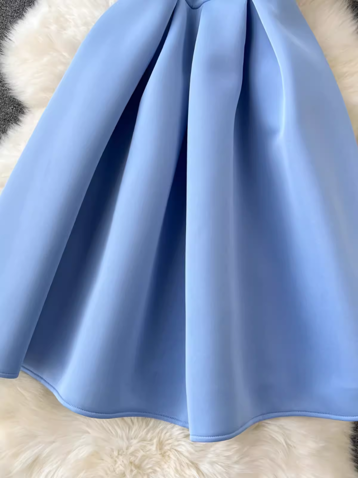 Blue A-line Mini Dress YM1558