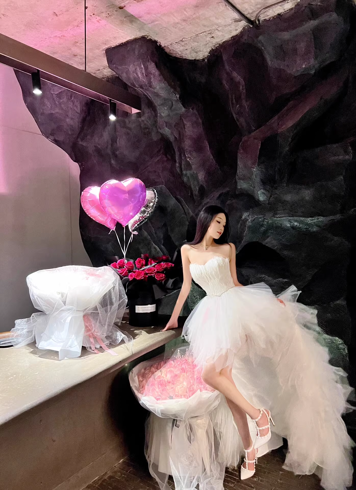 Gorgeous Birthday Short Dress Tulle Strapless Princess Dress YM1661