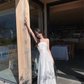 women's summer white strapless dress YM1166