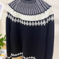 Vintage Jacquard Embroidered Cardigan Sweater YM1866
