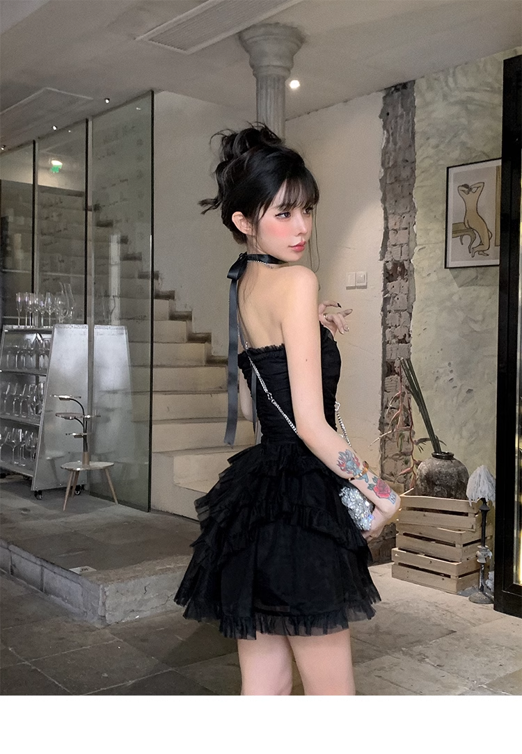 Strapless Tulle Birthday Party Dress Mini Prom Dress YM1973