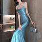 Sexy Spaghetti Straps Dress    YM1492