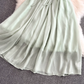 Fashion A-line Chiffon Dress ,YM221