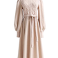 Knitted patchwork corduroy dress thickened winter skirt  YM969