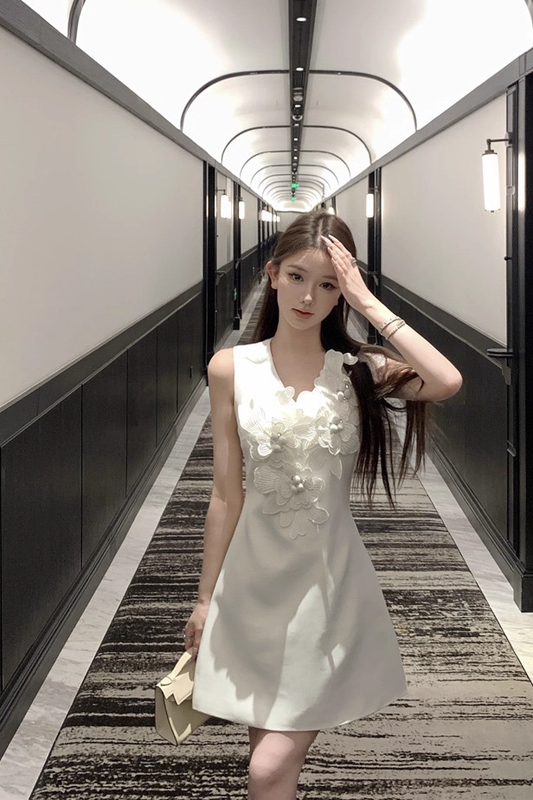Sexy White A Line Short Birthday Party Dress  YM2181