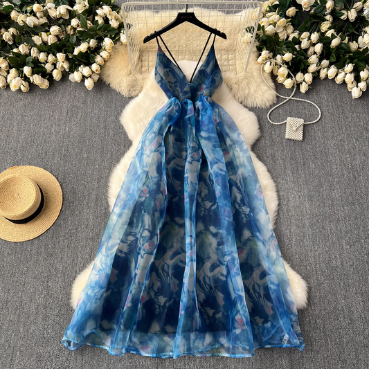 Sexy A-line Summer Dress Holiday Dress  YM1102