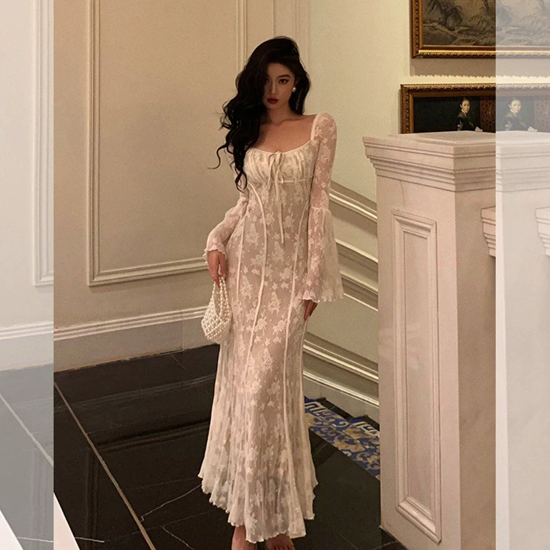 Women Lace Mermaid New Style Sexy Party Dress YM1608