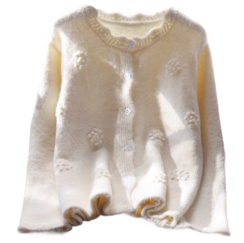 Sweet Sweater Coat For Women New Style Ladies Short Knitted Cardigan YM2381