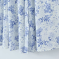 Blue and white porcelain print mid-length slip dress YM465