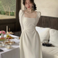 Elegant Red Long Sleeves A Line Party Dress YM1662