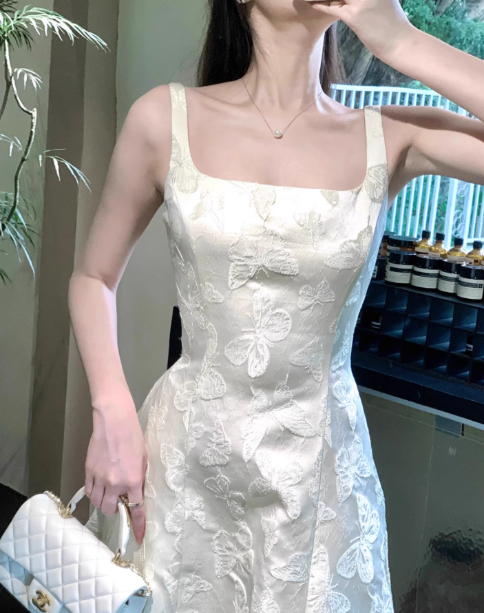 Vintage Birthday Dress Classy Satin A Line Prom Dress YM1701
