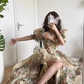 New style women's seaside vacation long dress  YM1154