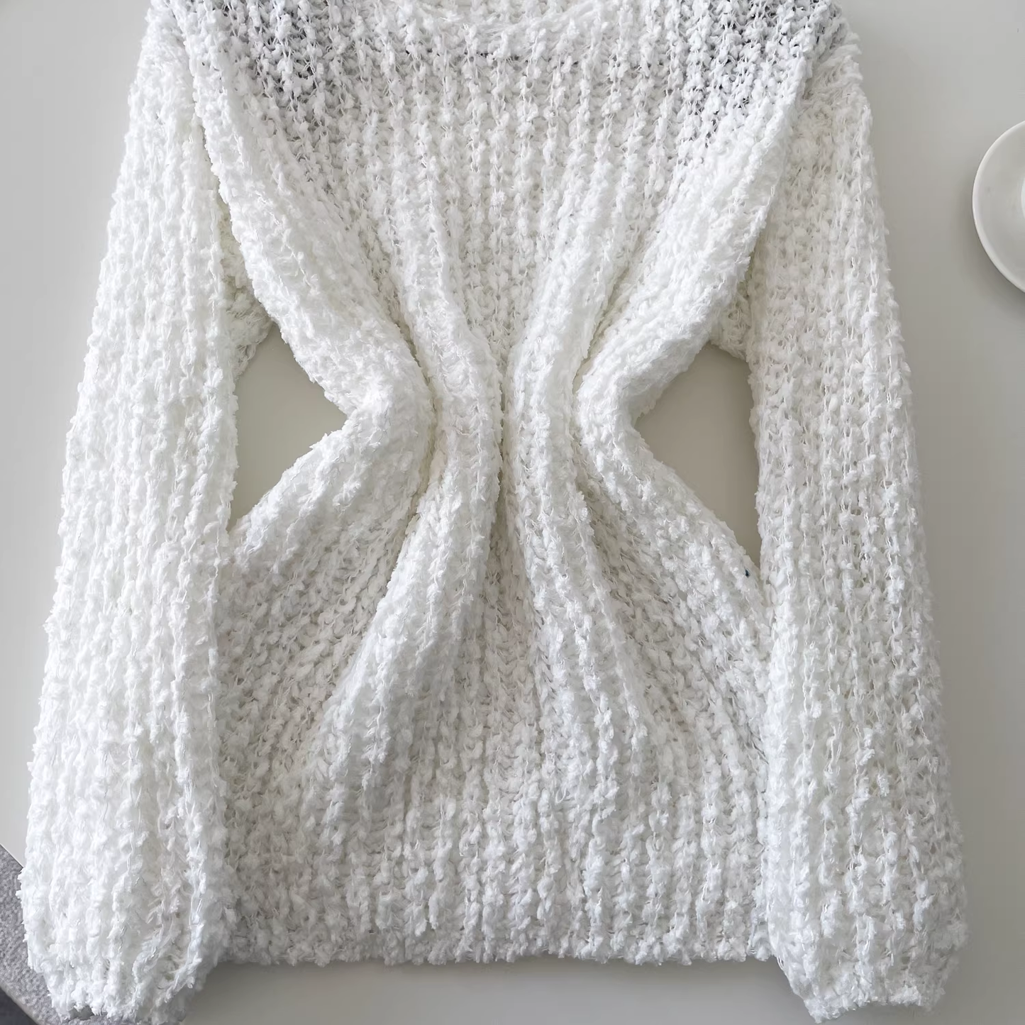 New V-Neck Slim-Fit Long-Sleeved Knit Pullover Sweater YM2424