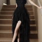 Black Strapless Prom Dress New Birthday Outfits YM1611
